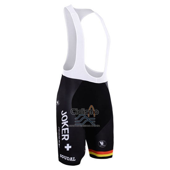 Lotto Soudal Ropa Ciclismo Culotte Corto 2015 Mangas Cortas Blanco Rojo